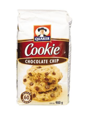 QUAKER CHOCOLATE CHIP COOKIE MIX [900 G]