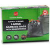 WESTERN FAMILY GARBAGE BAGS 90L [24 PK]