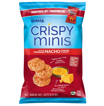 QUAKER CRISPY MINIS NACHO CHEESE [90 G]