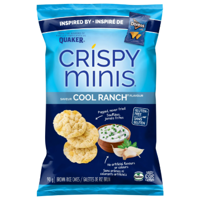 QUAKER CRISPY MINIS COOL RANCH [90 G]