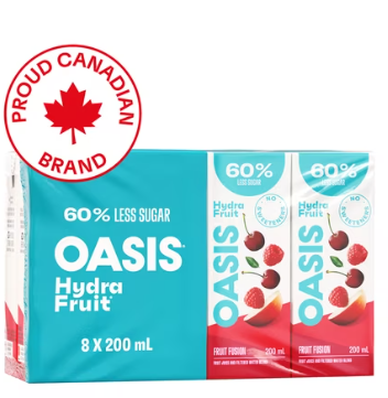 OASIS HYDRAFRUIT JUICE [8 PK+DE]
