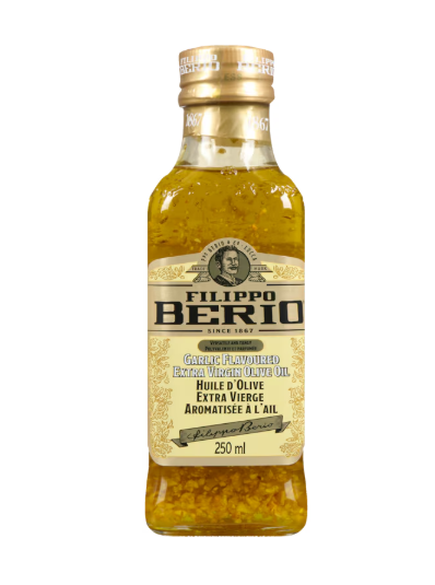 BERIO EXTRA OLIVE OIL GARLIC [250 ML]