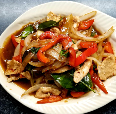 SOOKJAI THAI GAI PHAD BAI GRAPROW, 1 ea