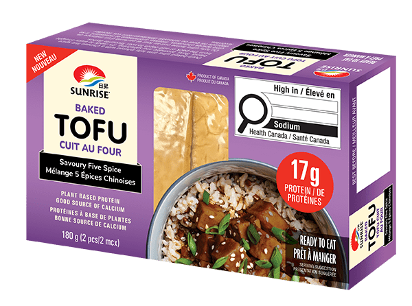 SUNRISE BAKED TOFU FIVE SPICE [180 G]