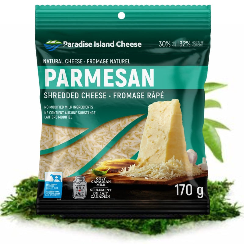 PARADISE ISLAND GRATED PARMESAN, 170 G