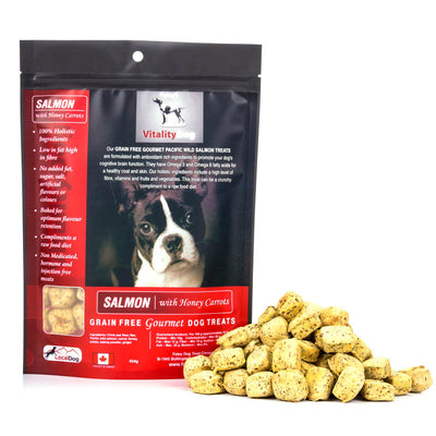 VITALITY DOG SALMON TREAT [454 G]
