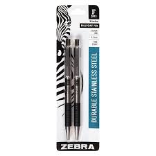 ZEBRA PEN ZGRIP BLACK [2 PACK]