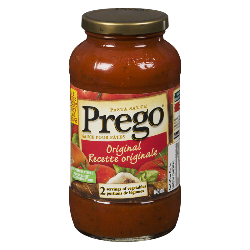 PREGO ORIGINAL PASTA SAUCE [645 ML]