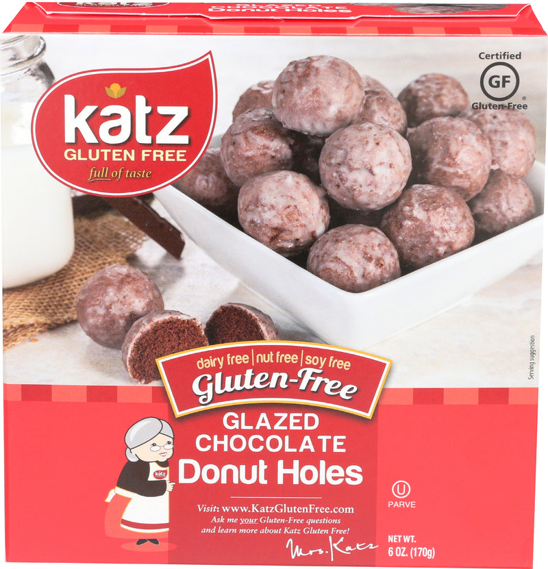 KATZ GF CHOC GLAZED DONUT HOLE [170 G]