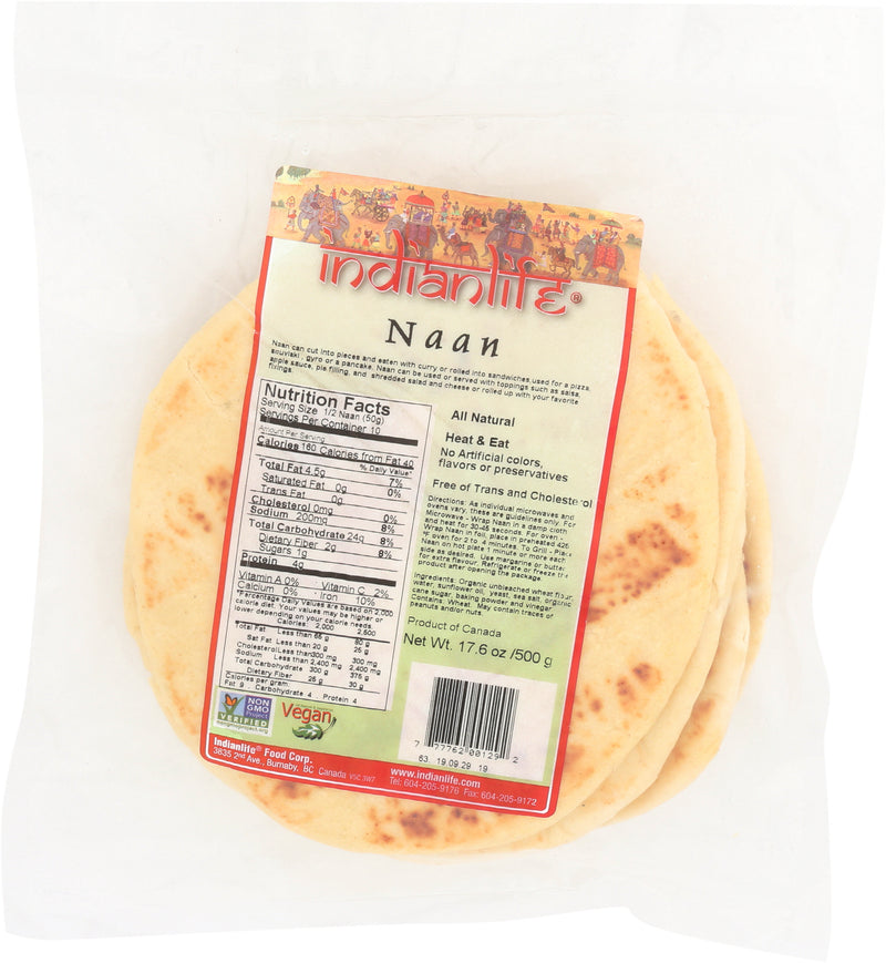 INDIAN LIFE ORGANIC NAAN [500 G]