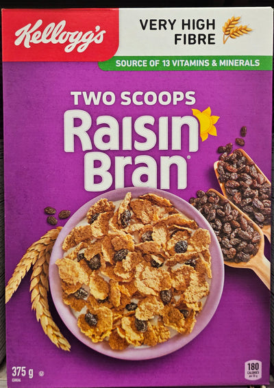 KELLOGGS 2 SCOOPS RAISIN BRAN [375 G]