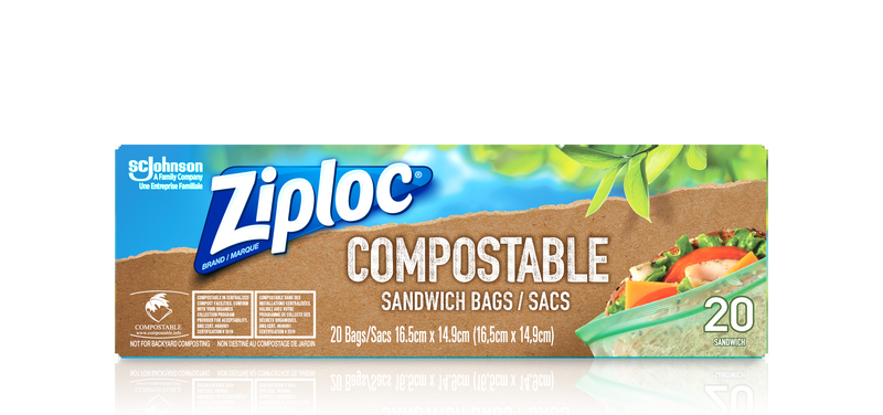 ZIPLOC COMPOSTABLE SANDWICH [20 pcs]