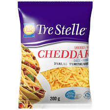 TRE STELLE SHREDDED CHEDDAR [200 G]