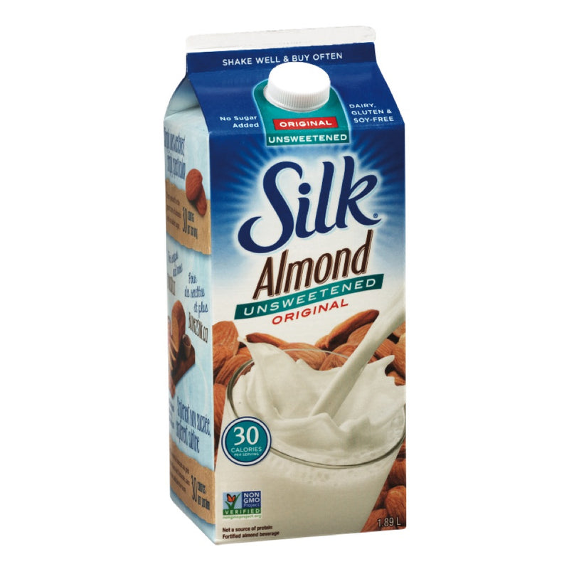 SILK UNSWEETENED ALMOND BEV [1.89 L]