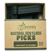 BAMBOO ECOFLOSS PICK CHARC [50 s]