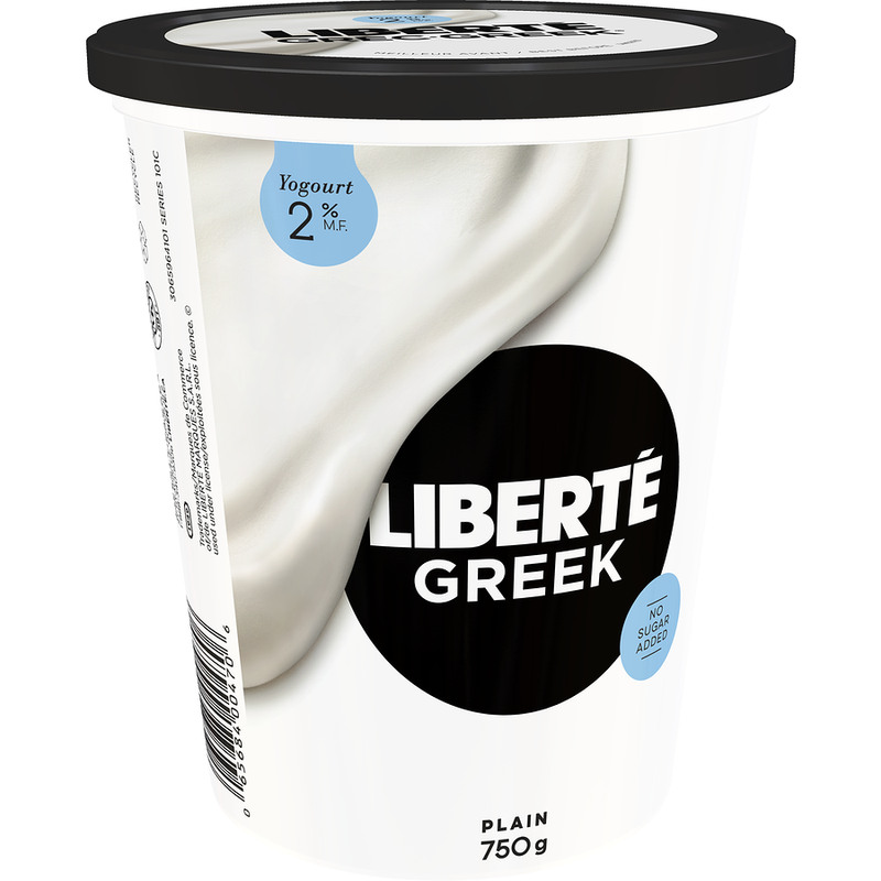 LIBERTE 2% GREEK PLAIN YOGURT [750 G]
