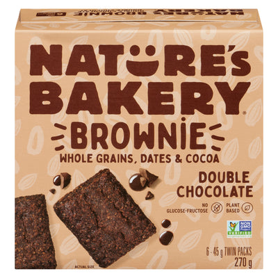 NATURES BAKERY CHOC BROWNIE [6 s]