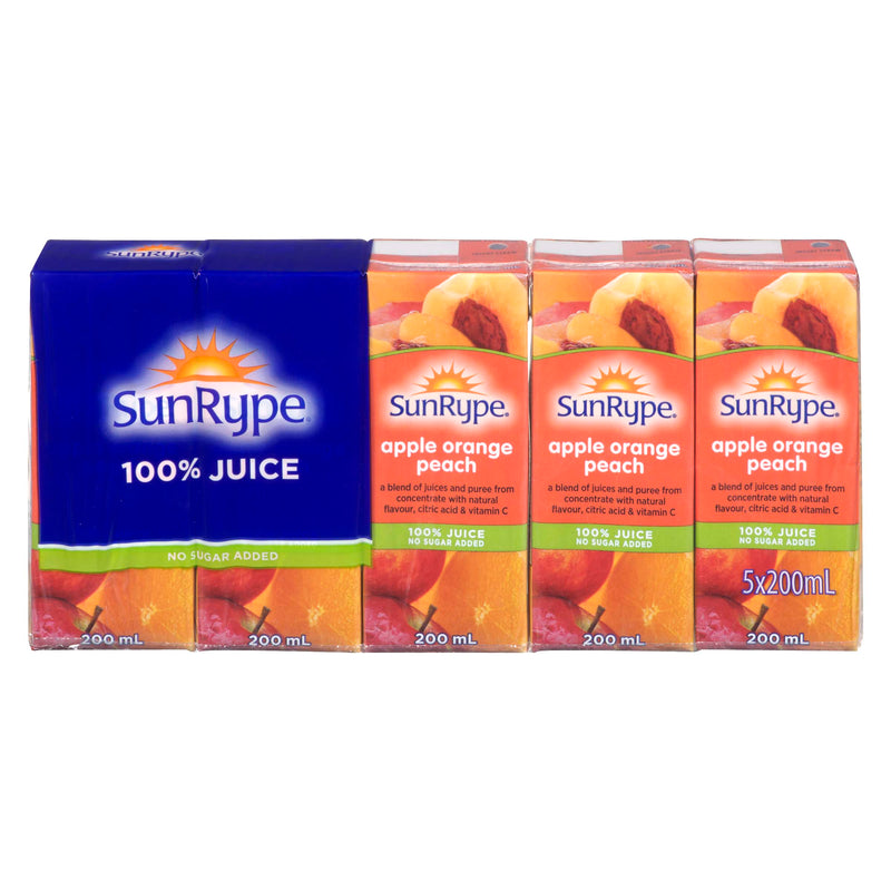 SUNRYPE APPLE/ORANGE/PEACH JUI [5 x200M]