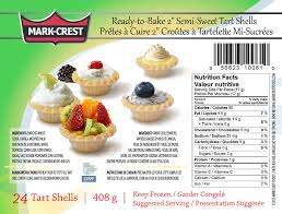 MARKCREST SEMI-SWEET TARTSHELL [24 PACK]