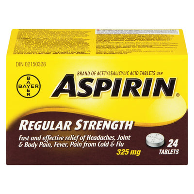 ASPIRIN TABLETS 325MG [24 PK]