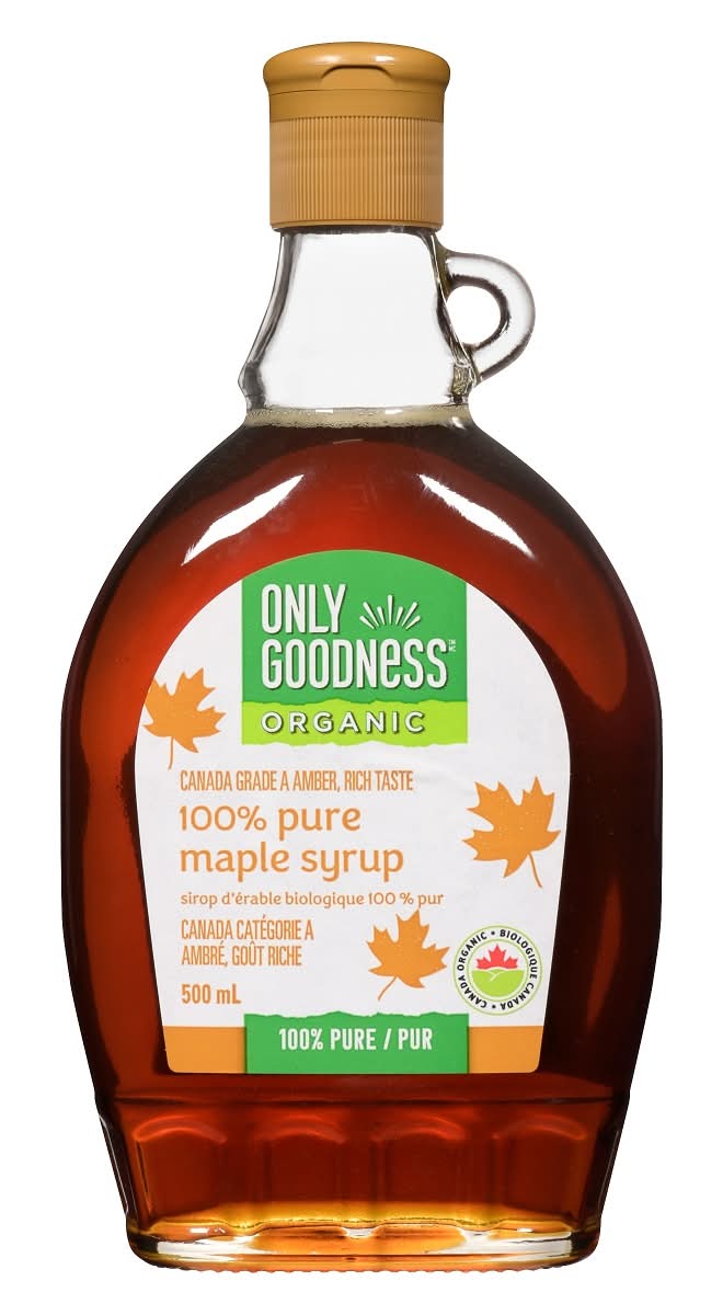 ONLY GOODNESS ORGANIC AMBER MAPLE SYRUP [500 ML]