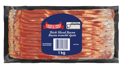 CARVERS CHOICE THICK CUT BACON [1 kg]