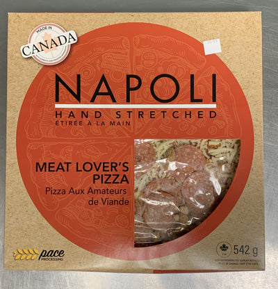 PACE NAPOLI HAND STRETCHED PIZZA Meat Lover's, 542 g