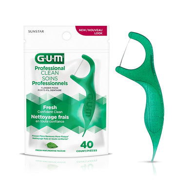 GUM PROFESSIONAL CLEAN FLOSSER [40 PK]