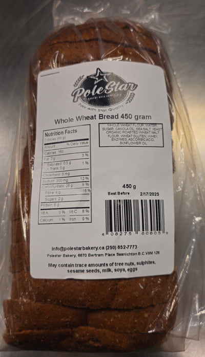 POLE STAR WHOLE WHEAT BREAD [450 G]