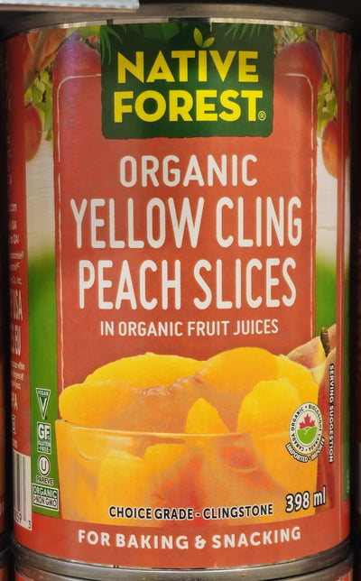 NATIVE FOREST SLICED PEACHES [398 ML]