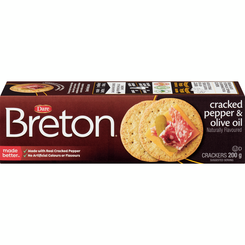 BRETON CRACKERS CRKD PEPPER [200 G]