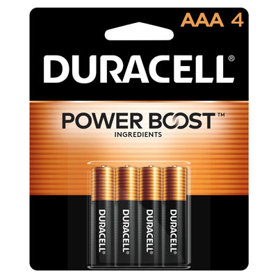 DURACELL COPPER  AAA BATTERIES [4 PACK]