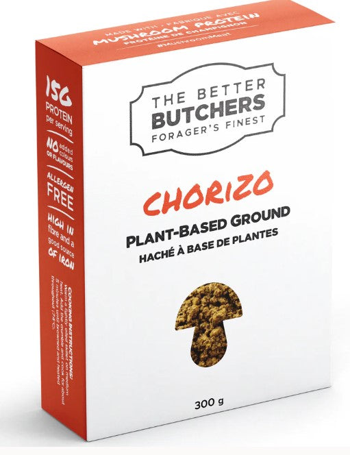 THE BETTER BUTCHERS PLANT-BASED GROUND Chorizo, 300g