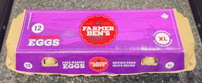 FARMER BENS XL FREE RANGE EGGS [1 DOZ]