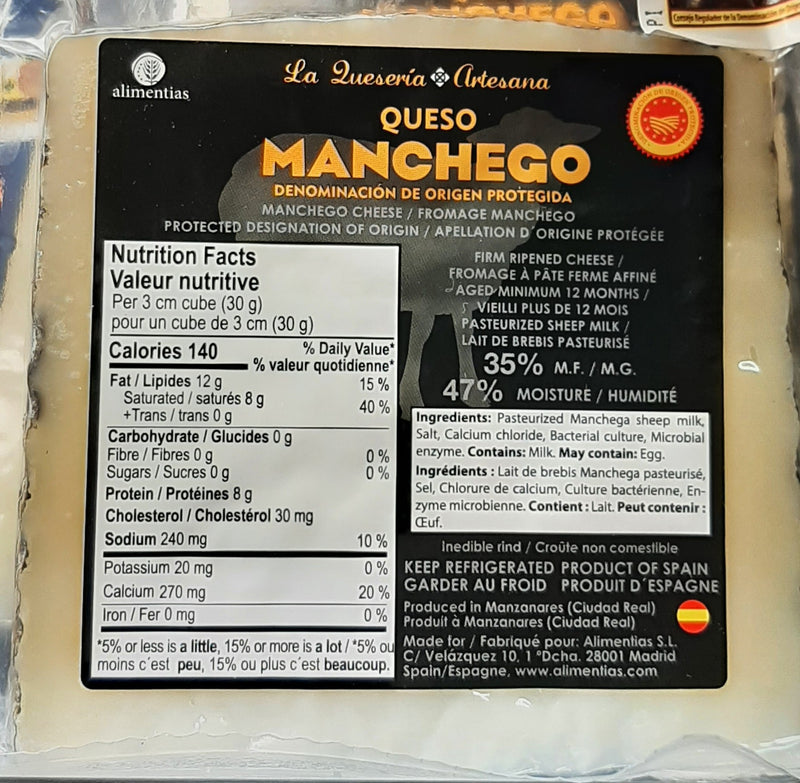 LA QUESERIA MANCHEGO CHEESE [200 G]