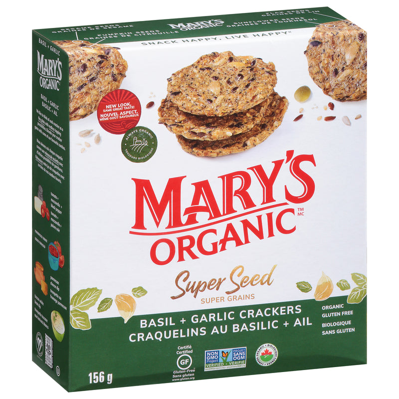 MARYS SUPERSEED BASIL GARLIC [155 G]