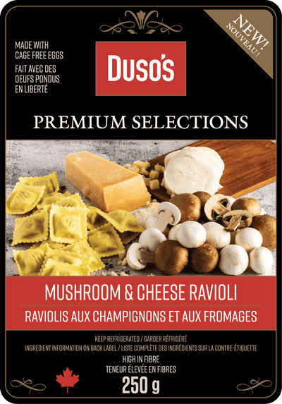 DUSOS MUSHROOM CHEESE RAVIOLI [250 G]