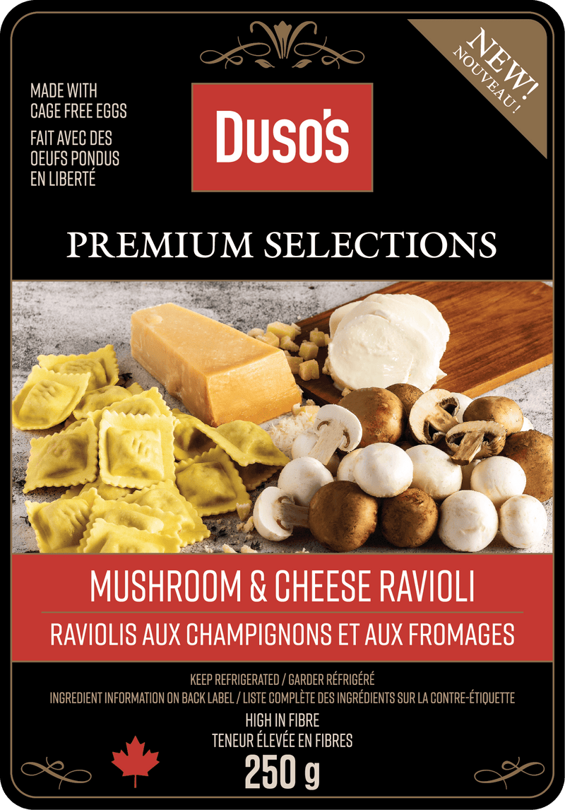 DUSOS MUSHROOM CHEESE RAVIOLI [250 G]