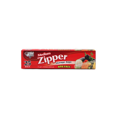 CHEF ELITE MED ZIP STORAGE BAG [25 s]