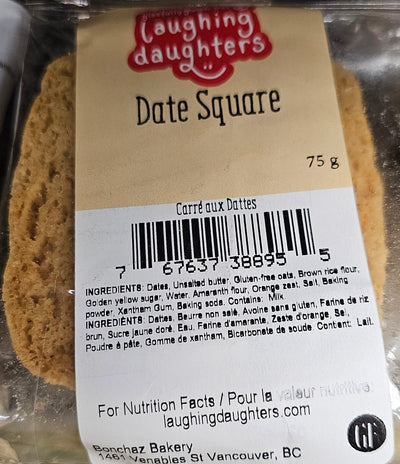 LAUGHING DAUGHTERS DATE SQUARE [75 g]