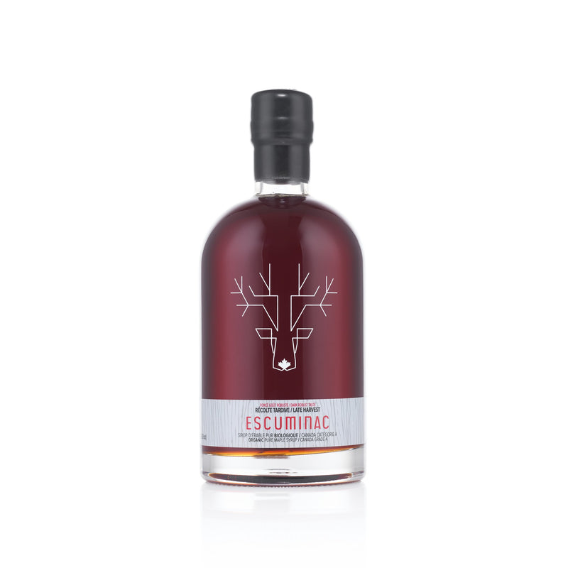 ESCUMINAC ORGANIC MAPLE SYRUP Late Harvest (dark), 500ml