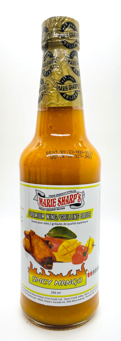 MARIE SHARP'S WING & GRILLING SAUCE Spicy Mango, 296ml