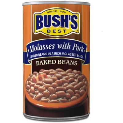 BUSHS MOLASSES PORK BEANS [398 ML]