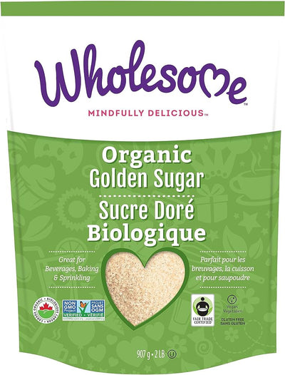 WHOLESOME ORG GOLDEN SUGAR [907 G]