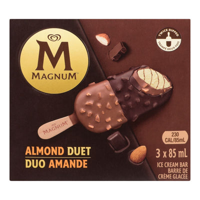MAGNUM I/C BAR DUET ALMOND [3 pkg]