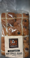 BONCHAZ RAISIN HOT CROSS BUNS, 450 g