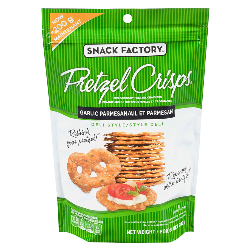 TSF PRETZEL CRISPS GARLIC PARM [200 G]