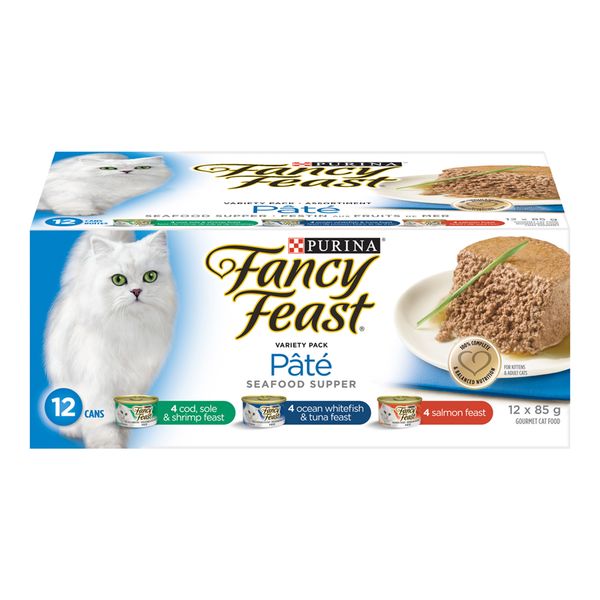 FANCY FEAST SEAFOOD VARIETY [12 x 85G]