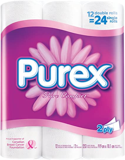 PUREX BATHROOM TISSUE DBL [12 ROLL]