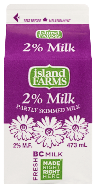 ISLAND FARMS 2% MILK [473 ML]